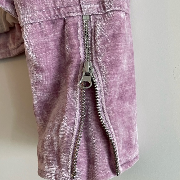 Free People Velvet Jacket - Pink - Medium - like new - Picture 10 of 11